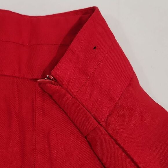 Red Worthington Linen Blend Shorts - Picture 5 of 6